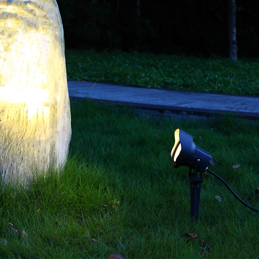 Modern Minimalist 12V Outdoor Spike Spotlights for Garden Landscapes
