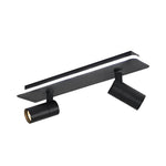 Recessed Adjustable LED Spotlight Fixture, Modern Aluminum Trim