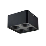 Modern Square LED Recessed Spotlight, Architectural Aluminum Ceiling Light