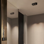 Modern Square LED Recessed Spotlight, Architectural Aluminum Ceiling Light