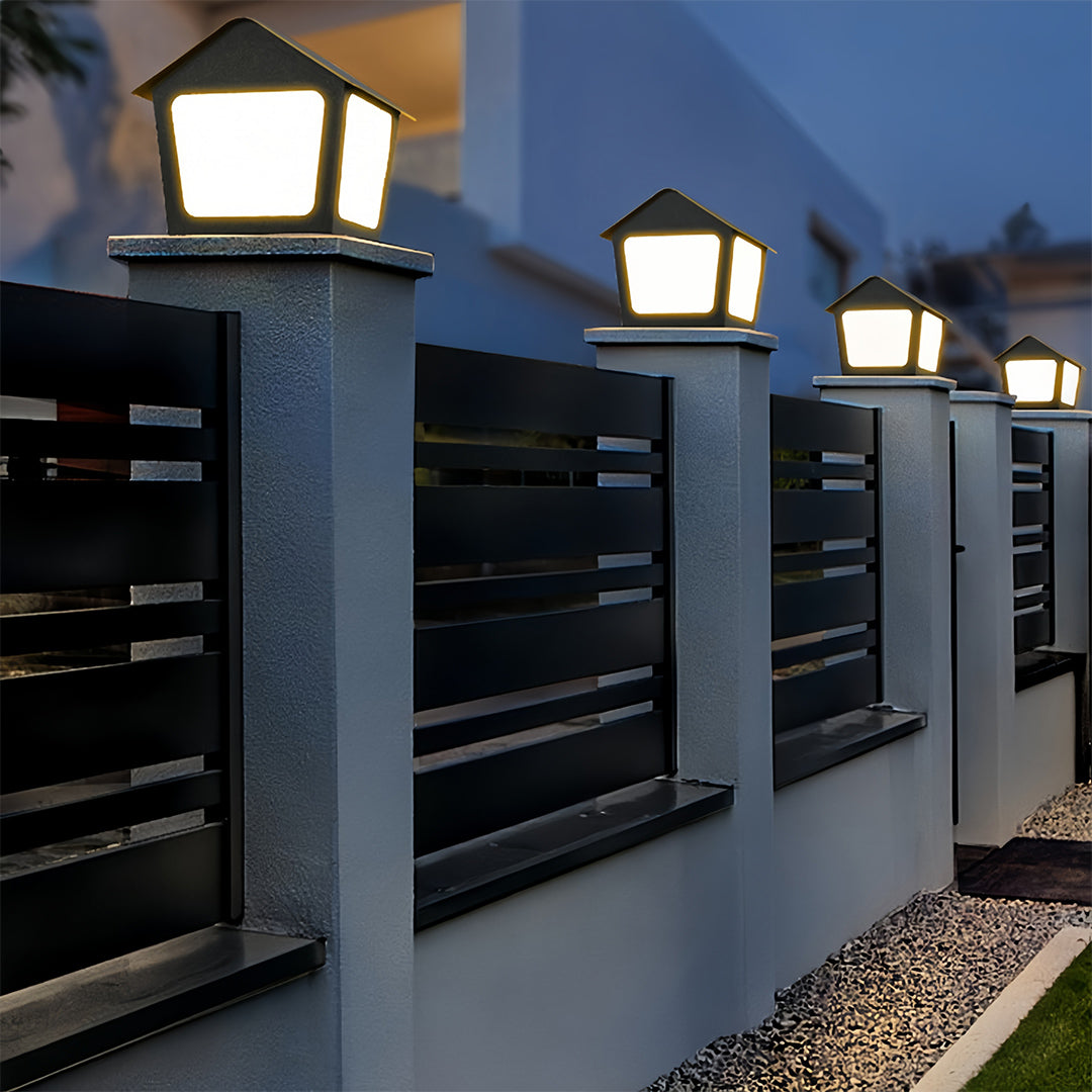 Sculptural Deck Post Cap Lights for Modern Outdoor Spaces