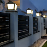 Sculptural Deck Post Cap Lights for Modern Outdoor Spaces