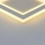Aurelia Square LED Flush Mount Ceiling Light with Remote Dimming