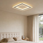 Aurelia Square LED Flush Mount Ceiling Light with Remote Dimming