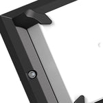 Modern Outdoor Wall Sconce in Black Die-Cast Aluminum