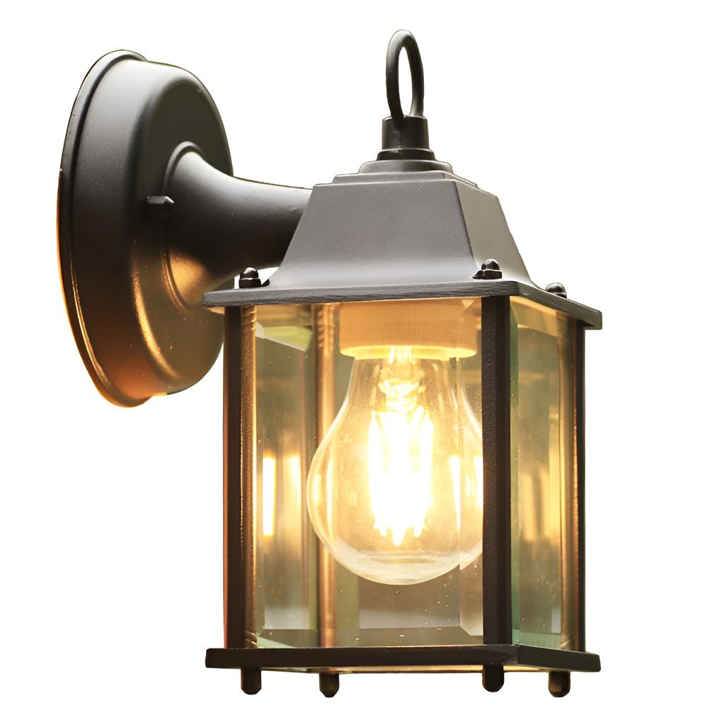 Square Glass Wall Lamp Outdoor Wall Sconce Lighting Led Waterproof Wall Lights
