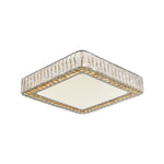 Lumière Cristalline Modern Crystal Ceiling Light in Chrome