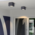 Square Led Waterproof Ceiling Light Downlight For Balcony Entrance Hallway Bedroom