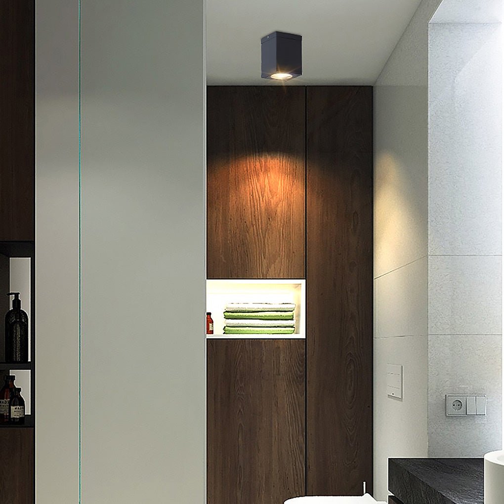 Square Led Waterproof Ceiling Light Downlight For Balcony Entrance Hallway Bedroom