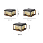Modern Outdoor LED Pillar Lights Waterproof Aluminum Column Lamp