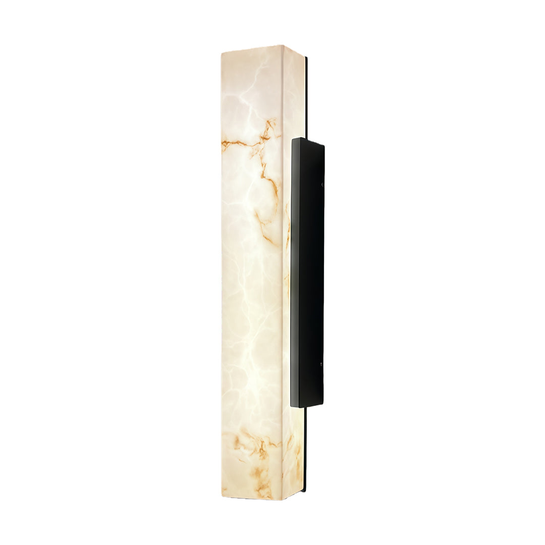 Luma Square Outdoor Wall Light in Cloud Stone Finish