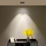 Square LED Recessed Downlight in Black or White for Modern Interiors