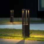 Square Stainless Steel LED Outdoor Landscape Lawn Light for Modern Courtyards