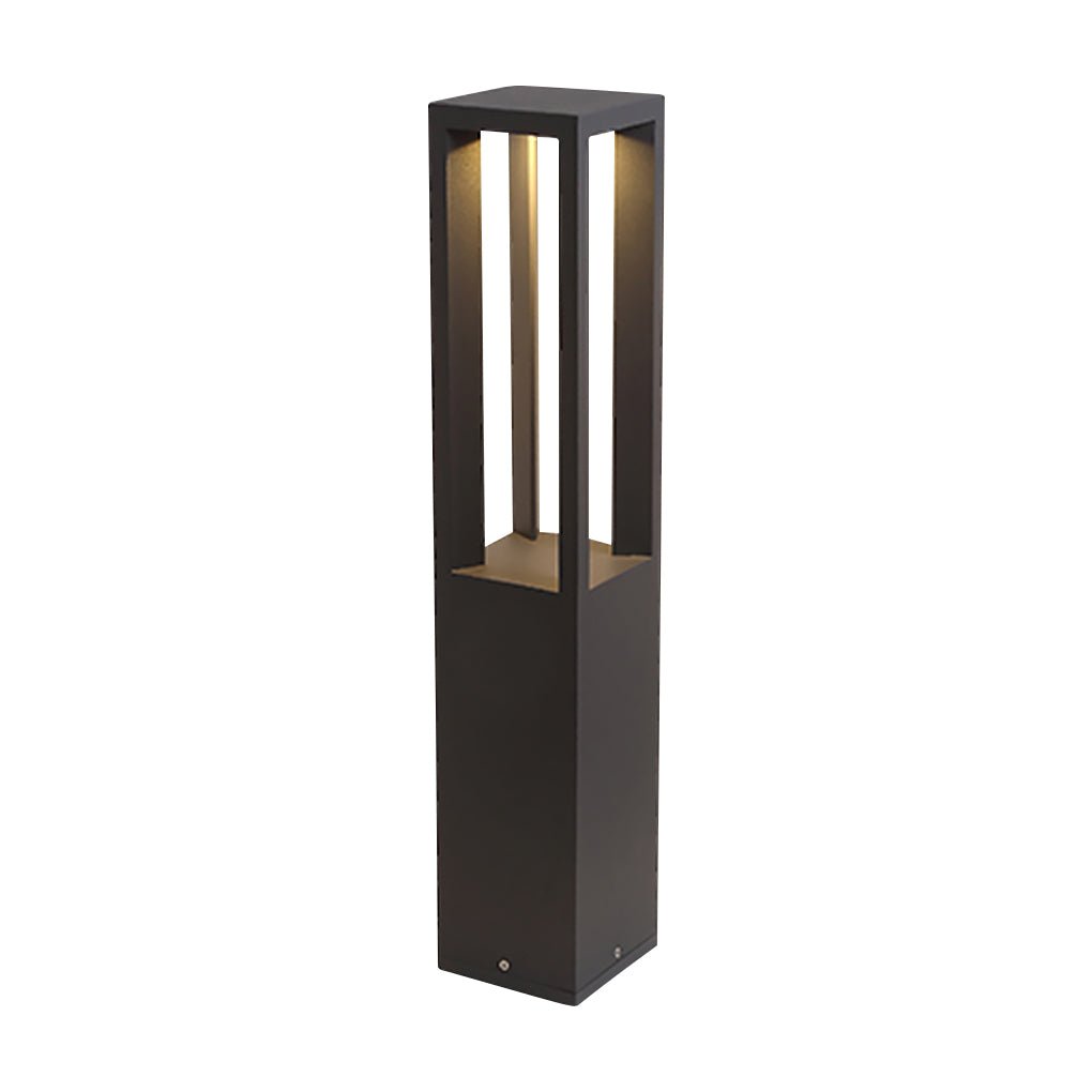 Square Stainless Steel LED Outdoor Landscape Lawn Light for Modern Courtyards