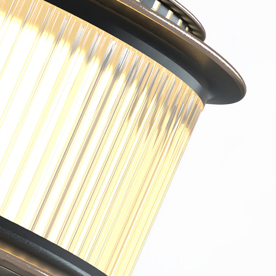Modern Minimalist Stainless Steel LED Pillar Light for Outdoor Columns