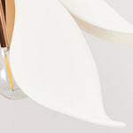 Artisan Ceramic Flower Chandelier for Staircases and Grand Interiors