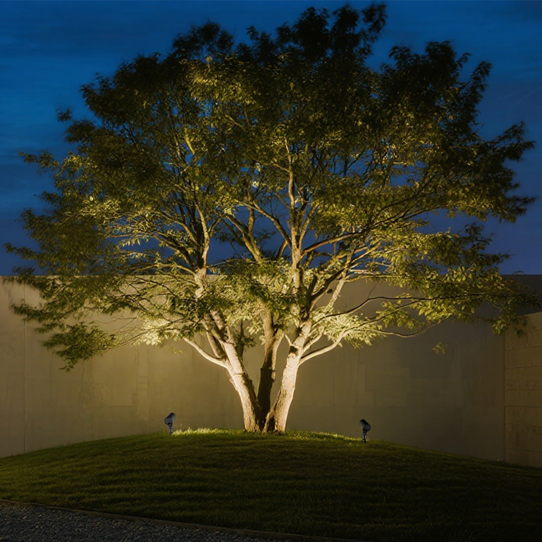 LED Landscape Spotlights with Die-Cast Aluminum Housing for Garden and Pathway Illumination