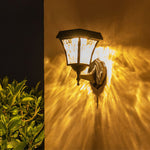 Aria Solar Wall Sconce — Modern Outdoor Lighting in Black Aluminum