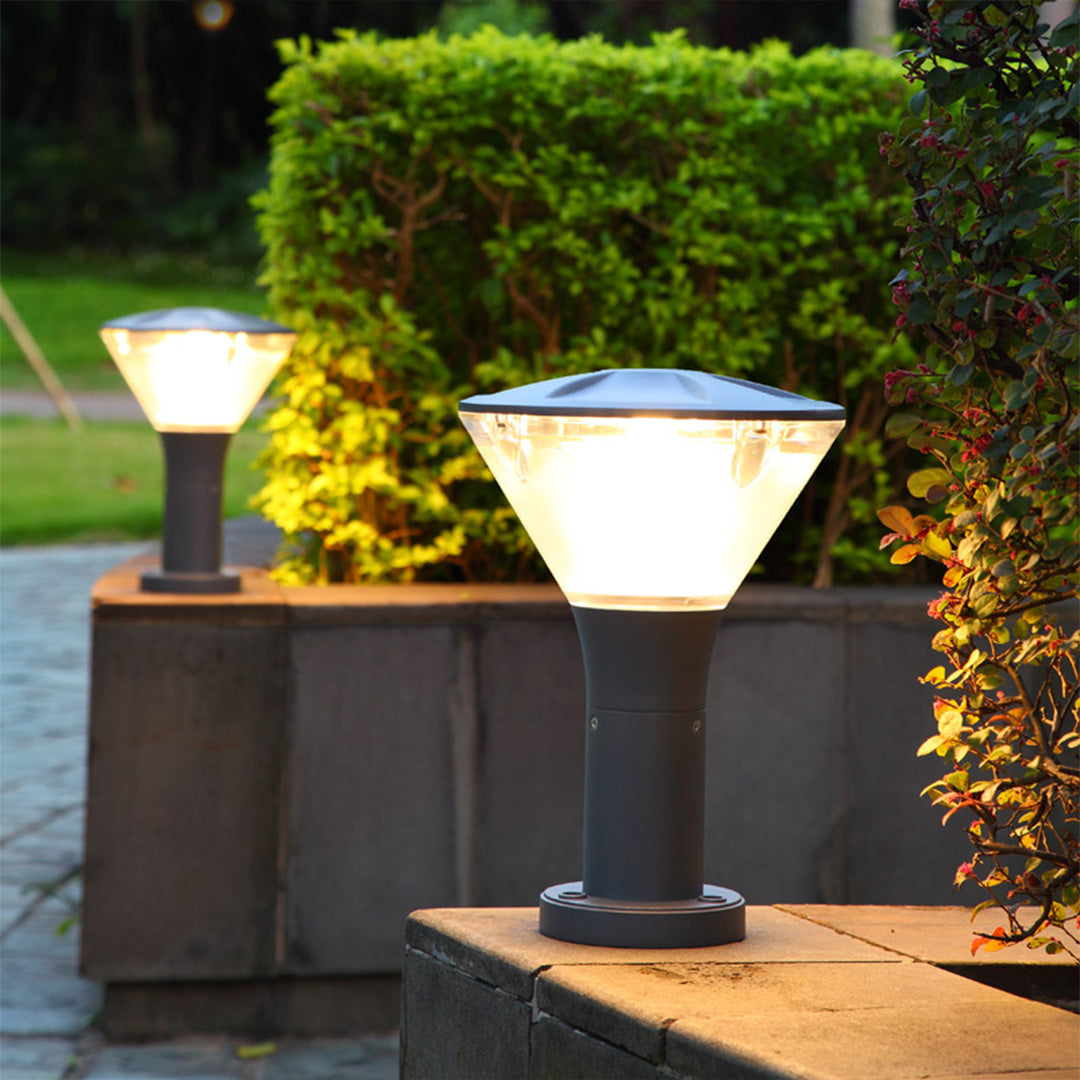 Modern Minimalist LED Bollard Light for Garden Pathways