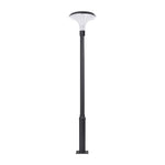 Solar & Hardwired LED High Pole Street Light – IP65 Waterproof Black Aluminum