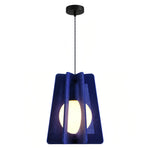 Geometric Felt Pendant Light with Acoustic Design for Modern Interiors