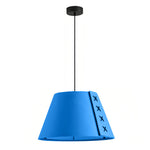 Blue Felt Pendant Light with Acoustic Design for Modern Interiors