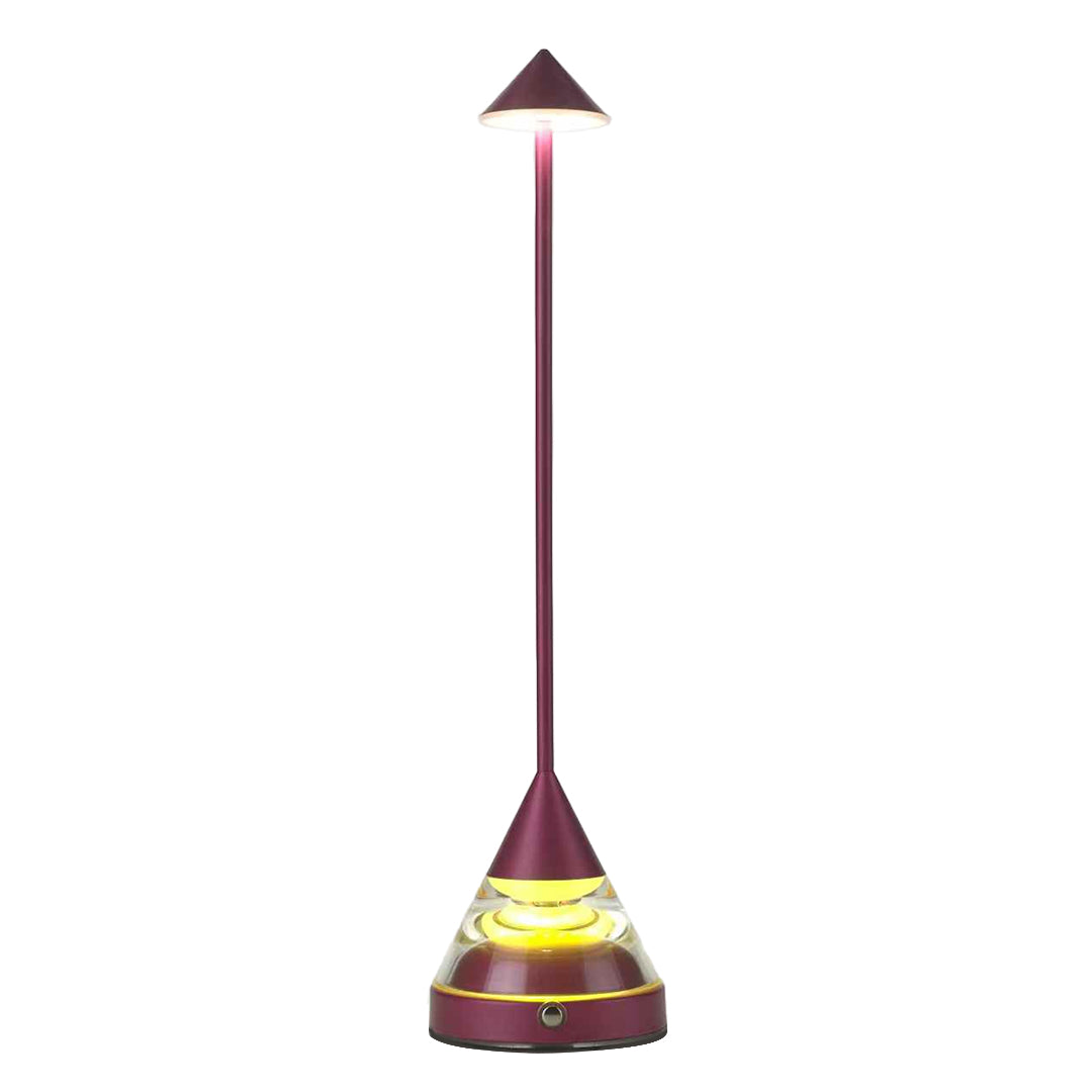 Aurora Spire LED Table Lamp – Modern Minimalist Aluminum & Iron Accent Light