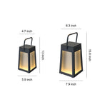 Nocturne Portable LED Lantern in Matte Black, IP65 Waterproof