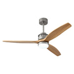Aria 3-Blade Wood Ceiling Fan with Integrated LED Light