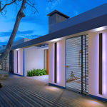 Linear LED Outdoor Wall Light with RGB Color Changing Technology