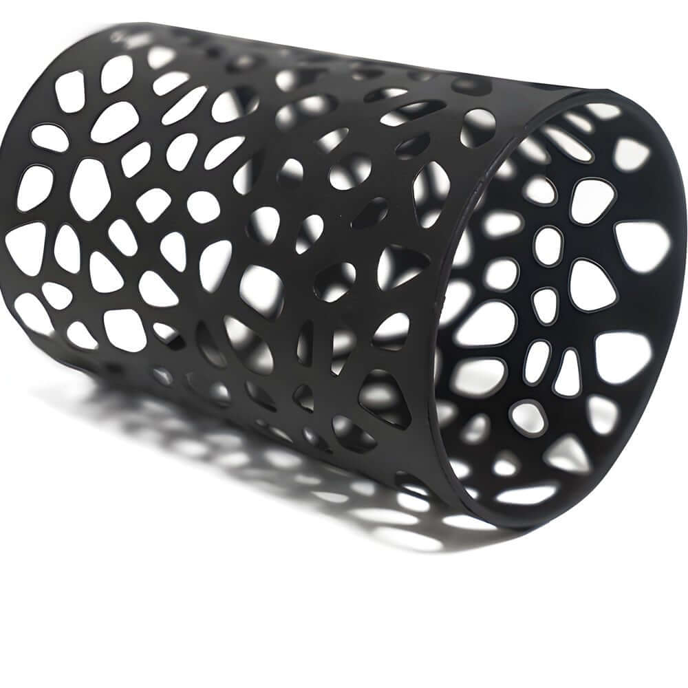 Solar Pathway Light in Black with Warm White Flame LED