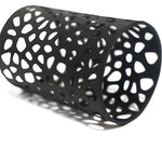Solar Pathway Light in Black with Warm White Flame LED