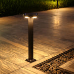 Modern Bollard Light Fixture Outdoor Waterproof LED Garden Path Lamp