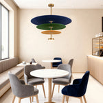 Acoustic Felt 3-Tier Chandelier with LED Lighting