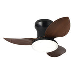Modern 3-Blade Ceiling Fan with Dimmable LED Light and Remote