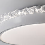 Minimalist Bladeless Ceiling Fan with Dimmable LED Light