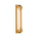 Outdoor Linear LED Wall Sconce in Stainless Steel, Modern Waterproof Courtyard Lighting