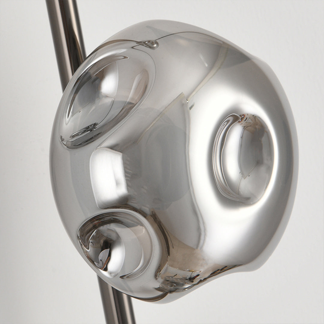 Modern Linear LED Wall Sconce with Pleated Glass Shade