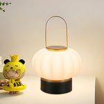 Aurora Lantern Table Lamp – Portable Nordic LED Accent Light with Dimmable Warm to Cool Glow