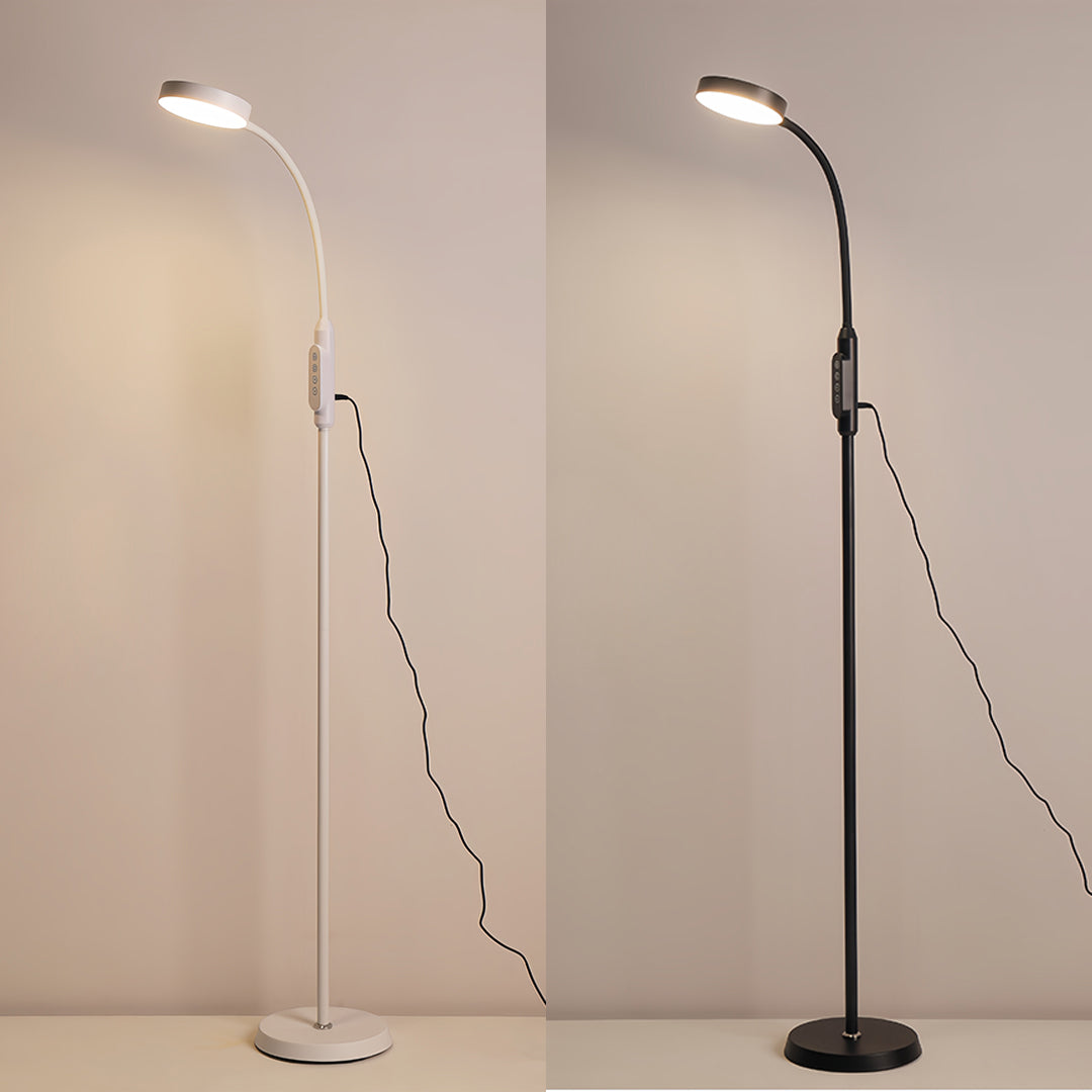 Minimalist LED Floor Lamp for Reading and Piano with Touch Control