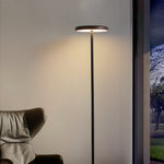 Lumina Floor Lamp – Modern LED Uplight with Marble Base and Acrylic Shade