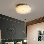 Lumière Crystal Flush Mount Ceiling Light in Chrome and Glass