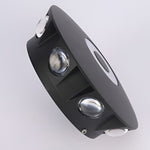 Modern LED Wall Washer Sconce in Black, IP65 Waterproof for Outdoor and Indoor Spaces