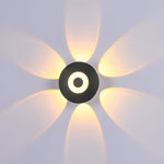 Modern LED Wall Washer Sconce in Black, IP65 Waterproof for Outdoor and Indoor Spaces