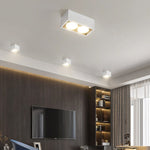Modern Square Recessed LED Downlight with Adjustable Iron Trim