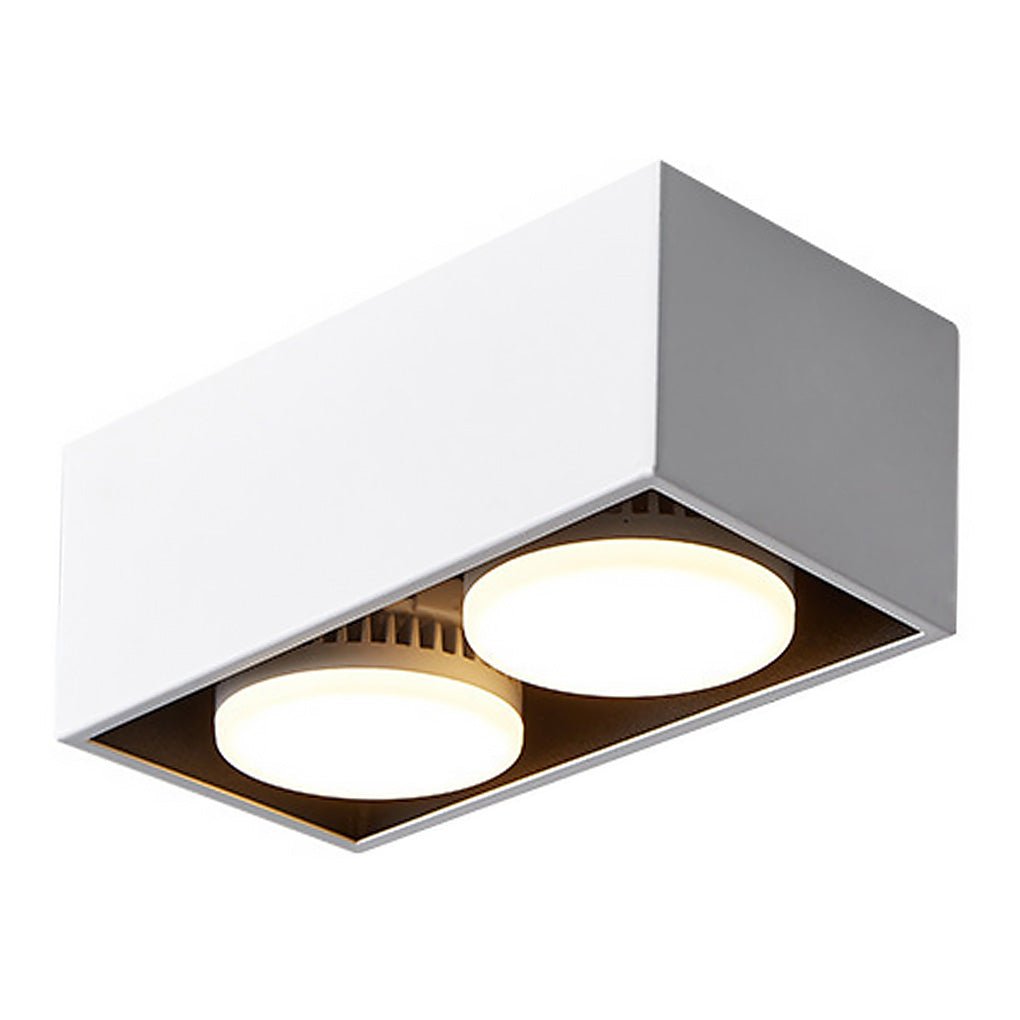 Modern Square Recessed LED Downlight with Adjustable Iron Trim
