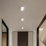 Modern Square Recessed LED Downlight with Adjustable Iron Trim