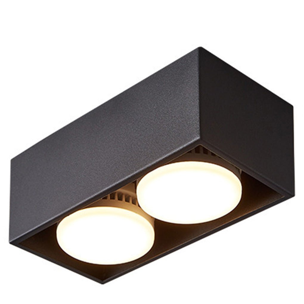 Modern Square Recessed LED Downlight with Adjustable Iron Trim