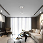 Modern Surface Mounted LED Spot Light with Adjustable Heads for Ceilings
