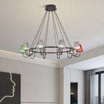 Branch LED Suspension Chandelier Modern Glass Ceiling Light for Living Room